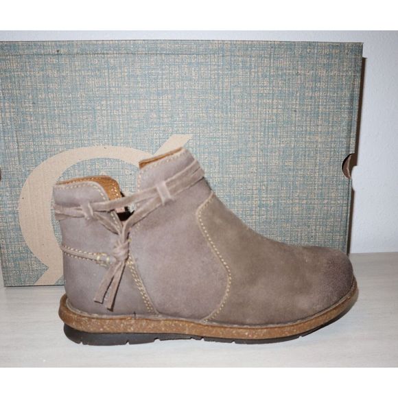 Born BR0017422 Women's SZ 8M Gray Brown Wynter Comfort Ankle Booties - Picture 2 of 11
